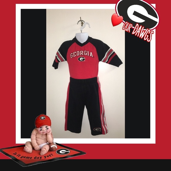 UGA Professional Sports Club Outfit-Size 12 Month - Picture 2 of 8